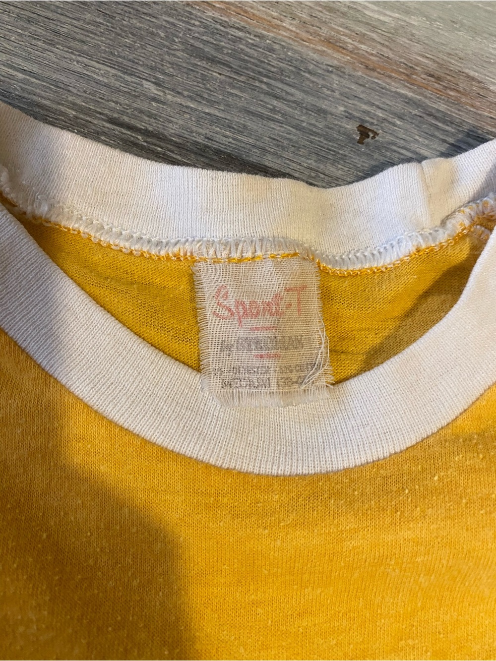 Vintage 70s Phoenix Soccer Team Fairfax Virginia yellow t-shirt blue phoenix XS - Picture 4 of 7